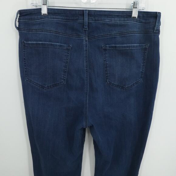 NYDJ Jean Womens 14 Blue Denim Billie Mini Boot Lift Tuck Stretch Everyday Comfy - Picture 10 of 13